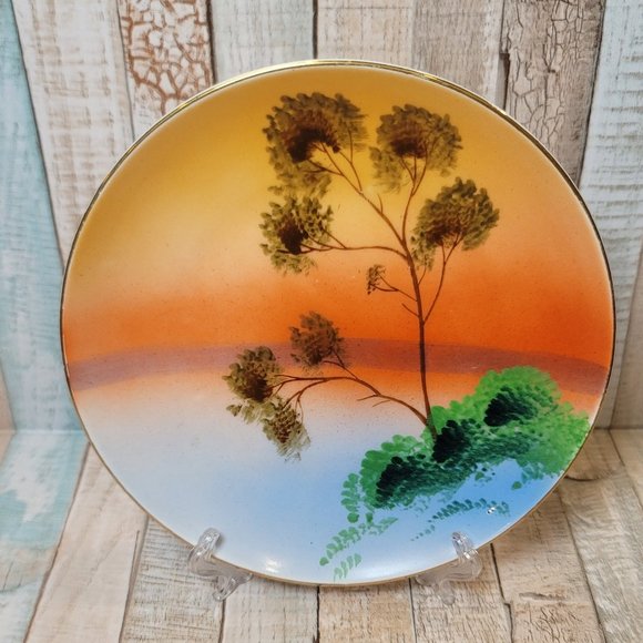 Set of 3 Vintage Meito China Hand Painted 6 Inch Plates Made in Japan - Picture 6 of 9